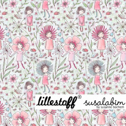 Bio Jersey Lillestoff - Blumenkinder Blumenmädchen